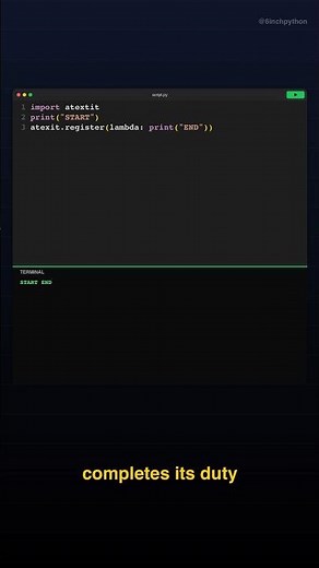 Python code runs AFTER it crashes? 🤯 The terrifying power of atexit. #python #codinghacks