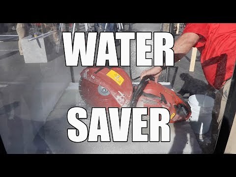 Hilti DSH 900X Concrete Saw with Innovative Water Pump - World of Concrete 2018