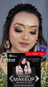 3.5K views · 27 shares | Online Online Online .......15 Days Makeup master course . 10 to 24 June Time 12 to 3 PM . Certificate will be provided Video will be save for 3 months . Call for registration 8866575722/9974621218 @janvi_makeup_art @blush_beautyapp #makeupideas #makeup #makeuplook #makeupthatmultitasks #Makeup #makkah #makeuplife #makeupaddict #makeuplover | janvi_makeup_art | Facebook
