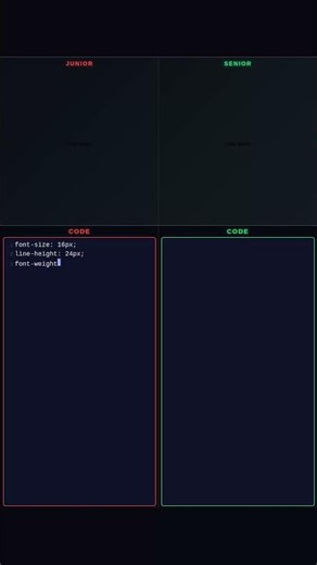 Junior vs Senior: Font Fix!