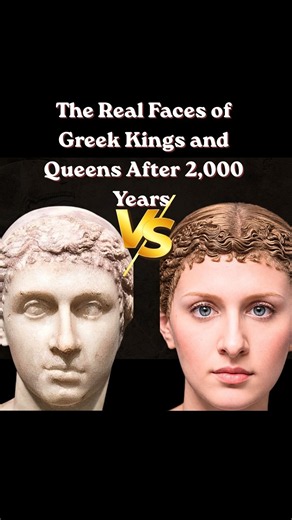 The Real Faces of Ancient Greece's Greatest Rulers After 2,300+ Years I AI Reconstruction #history