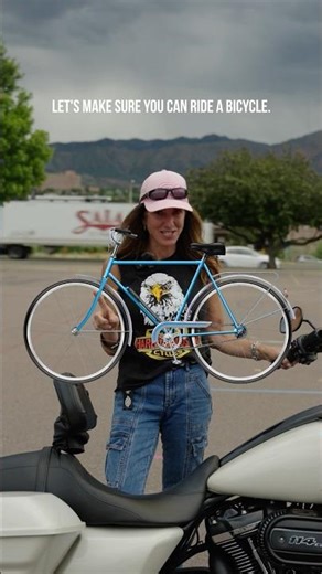 Let's make sure you can ride a bicycle first... #professortwowheels