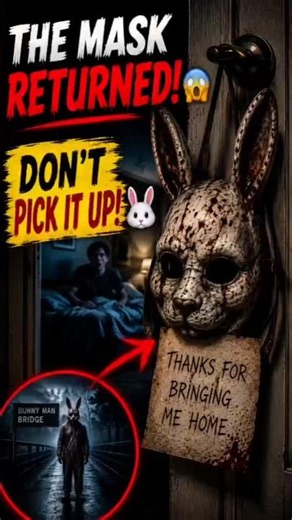 "THE MASK RETURNED 😨" Bunny man horror story #shorts #viral #ytshorts #usa