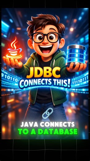 How Java Connects to a Database? (JDBC Explained in 30s) #java #database #shorts
