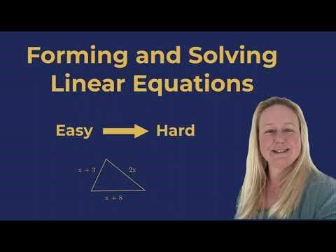 Forming and Solving Linear Equations | GCSE Maths Exam Style Questions | Easy to Hard