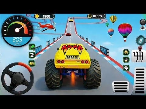 Monster Truck Mega Ramp Impossible Driver - Monster Truck Mega Ramp Racing - Android Gameplay