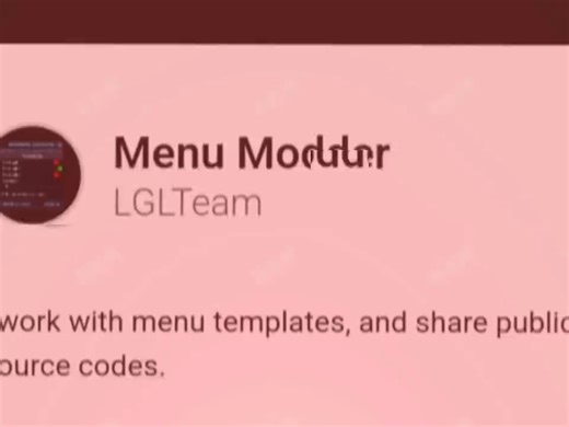 制作模组菜单会让你变酷