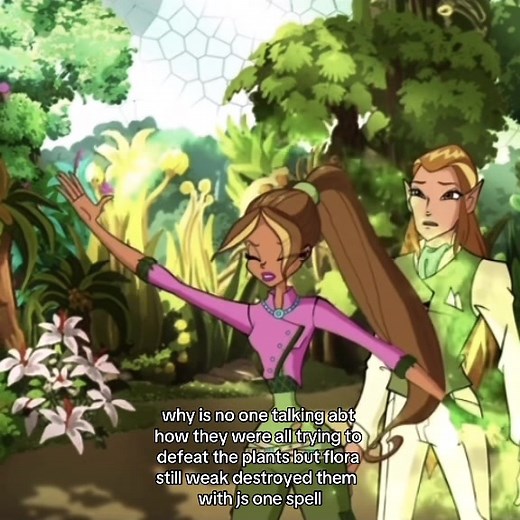 Flora's Magical Defeat in Winx Club