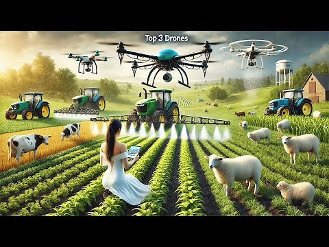 Top 3 Agriculture Drones Every Smart Farmer Needs - AI Tech for Billion Dollar Farming!