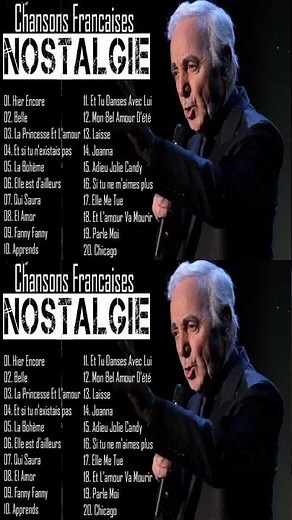 Nostalgie Chansons Françaises ♪ Tres Belles Chansons Francaises Année 70 80 ♪ Vieilles Chansons