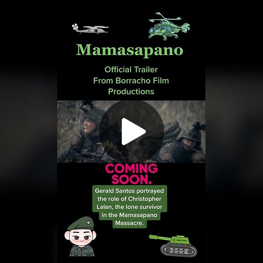 Gerald Santos portrayed the role of Christopher Lalan, the lone survivor in the Mamasapano Massacre. #geraldsantos #songwriter #singer #actor #movieproducer #talentmanagement #military #SAF44 #artist #action #film #MenInUniform #movies #actor #cinema #photography #motivation #PoliceOfficer #hollywood #acting #moviedirector #lifestory #commandos #soldier #actionmovies #lieutenant #policeofficer #PNP #tiktok #acting #policemission #filming #geraldsantos #militarymovie #warmovie #camouflage #police