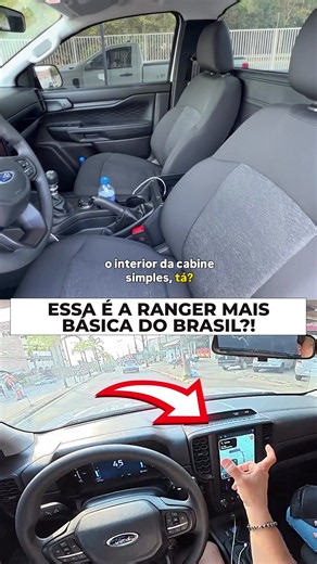 ESSA É A RANGER MAIS BÁSICA DO BRASIL?! #ranger #rangercabinesimples #fordranger #picapes #lancamento @BFMS @Ford Motor Company