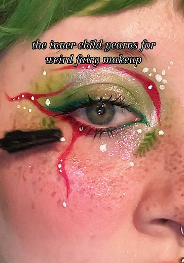 Unique Fairy Makeup Tutorial with Green Hair