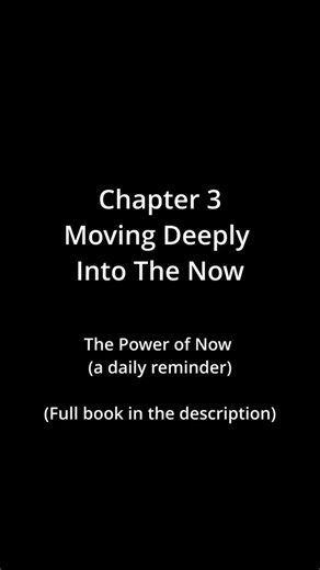 Daily Reminder of the NOW - The Power Of Now