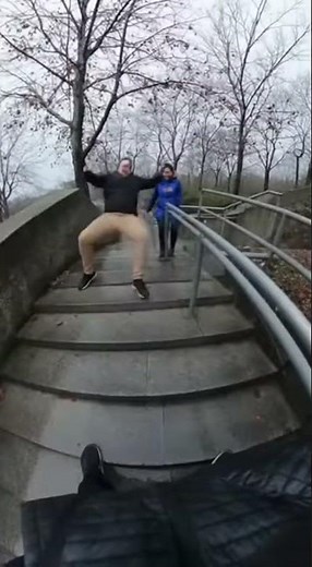 Slippery Stair Fails Compilation