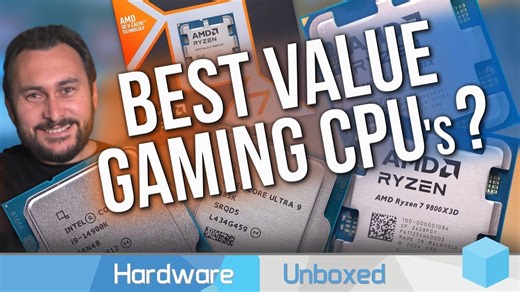 2024最佳游戏CPU【Hardware Unboxed】