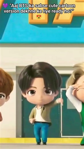 🐻 BTS Cartoon Version 💫 Maula Mere Maula Edit Too Cute!#bts #btsedit #btsarmy #jk #jimin #taehyung#