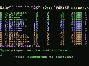 [c64] Football Manager (1984)