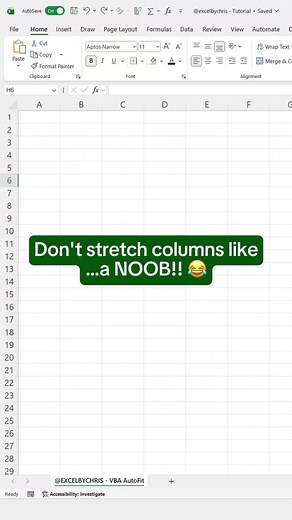 Autofit Excel Columns Width Using VBA Guide