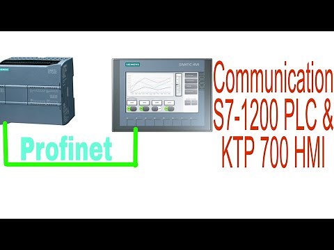 Siemens S7-1200 and KTP 700 HMI Communication with Practical. ‪@learnplc304‬