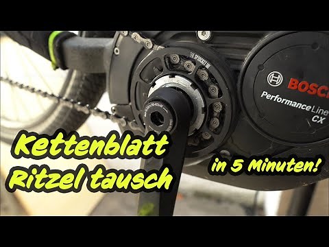 Kettenblatt zu klein? Ritzel tausch am Bosch Performance CX