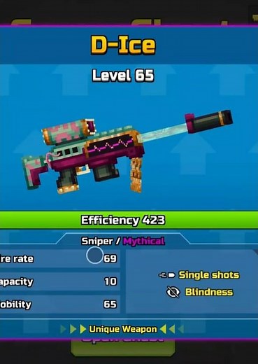 Open super chest part2 - Pixel gun 3d #shorts #pixelgun3d