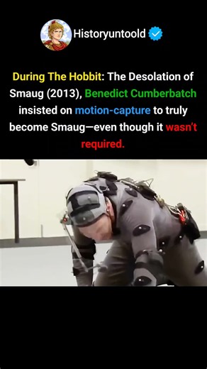 Benedict Cumberbatch Went All-In to Become Smaug! #thehobbit #hollywood