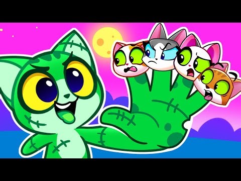 Wash Wash Your Fingers! Zombie Tickle Family Song | Cartoons | Spooky Friends