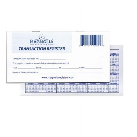 Magnolia Registers 12 Check Registers, 2023-2024-2025, for Personal Checkbook Ledger Transaction Registers Log for Personal or Business Bank Checking Account, Saving Account, Deposit - Walmart.ca