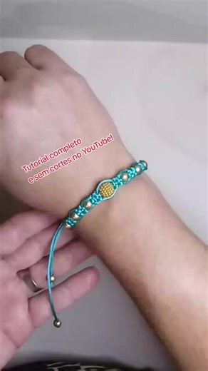 Tutorial de Pulseira de Macramê com Miçangas