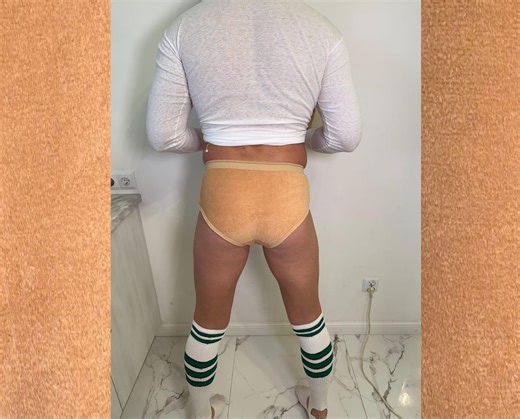 Vintage Men’s Frotte Briefs | 80s Style | Dark Yellow | Front Flap | Retro Men’s Underwear - Etsy UK