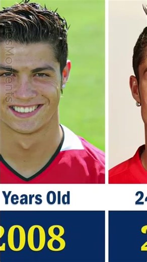 Ronaldo Age 1 vs Age 40 Comparison 🤯 #evolution #sports #shorts
