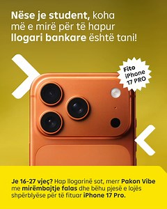 26K views | Studentë, është koha më e mirë për VIBE. Hap llogarinë...