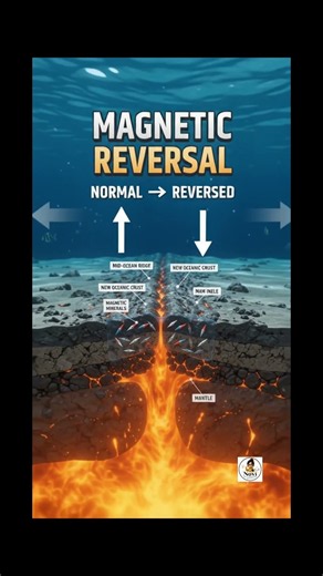 Paleomagnetism & Magnetic StripesHow does the ocean floor record Earth’s magnetic reversals? 🧲