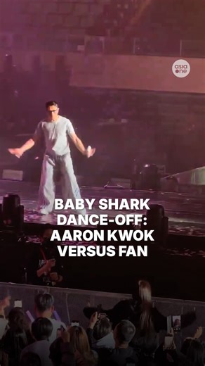AsiaOne on Instagram: "Hong Kong superstar Aaron Kwok playfully challenged a fan to a Baby Shark dance-off at his recent concert in Xi'an, China. He then gifted the fan a present 🎁 with his signature.⁠ ⁠ Full story #linkinbio⁠ ⁠ #AaronKwok #郭富城 #BabyShark #dance"