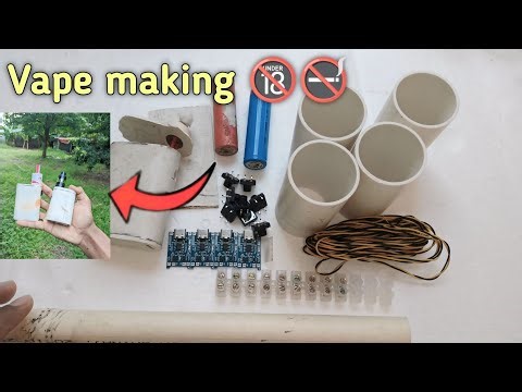 ভেপ তৈরি করতে কি কি লাগে.. how to make a vape homemade vape making a vape #viralvideo #shorts #video