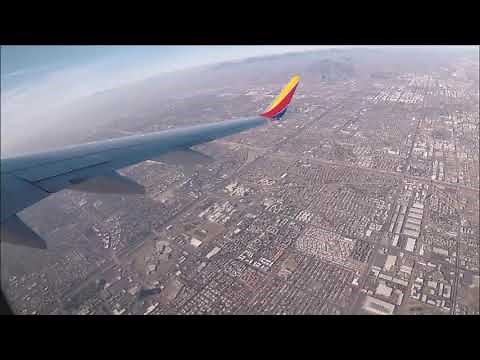 Southwest Airlines - Full Flight POV: Phoenix, AZ (PHX) to Ontario, CA (ONT)