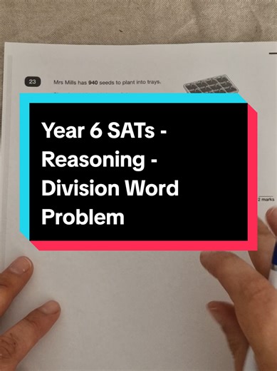 Year 6 SATs Reasoning: Division Word Problems
