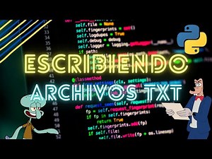 📝Escribir archivos txt en Python📝- Curso de Python desde cero