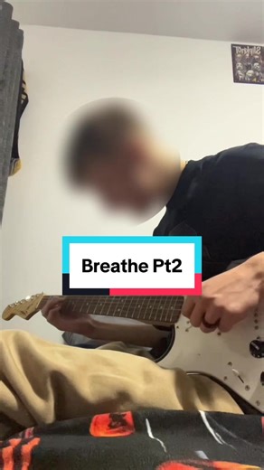 Learning Breathe Pink Floyd Pt2 #pinkfloyd #Darksideofthemoon #Breathe #guitar #part2