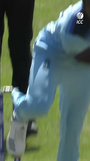 Hits the bails and goes for six 😱 #cricket #cricketshorts #shorts