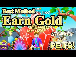 Best Method to Earn Gold 💰 Collect All Pets 🥇 Roblox Collect All Pets