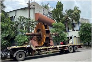 Dynamic Balancing Of Waste Gas Fan For Sinter Steel Plant