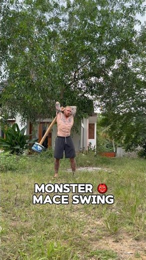 Heavy homemade mace humbled me