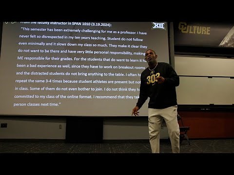 Deion Sanders RIPS Colorado players after reading a note from a professor | ESPN College Football