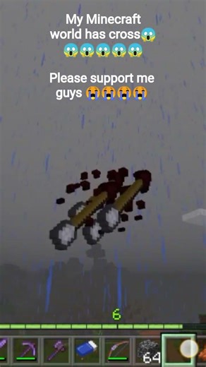 #minecraft in seed 666 world has in cross #short