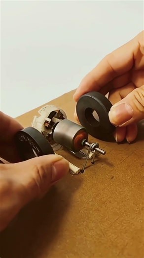 showing how magnetic force working inside motor #experiment