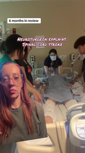 @elle 💗⭐️ What is a spinal cord stroke? Spinal cord stroke is a rare type of stroke with compromised blood flow to any region of spinal cord owing to occlusion or bleeding, leading to neuronal death. It can be classified into two types, ischemic and hemorrhagic, similar to strokes of the brain. It deprives patients of motor function or sensory function, and sometimes both. Infarction usually occurs in regions perfused by anterior spinal artery, which spans the anterior two-thirds of spinal cord