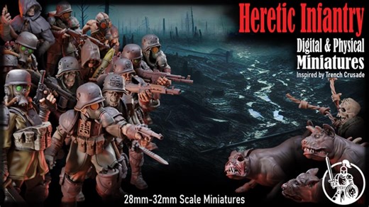 Trench Heretics - Corrupted WW1 German Naval Raider Inspired Warband for Grimdark Wargaming - Etsy