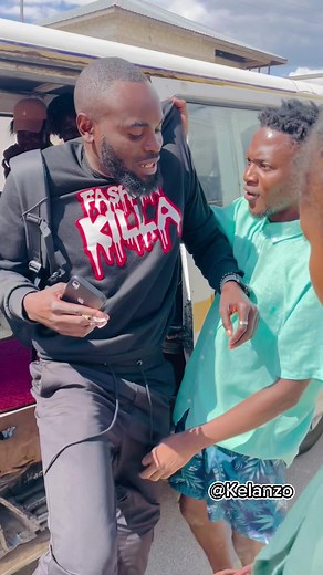 Kelanzo and Lucky's Comedy: Goofy Bus Conductor in Lusaka Zambia